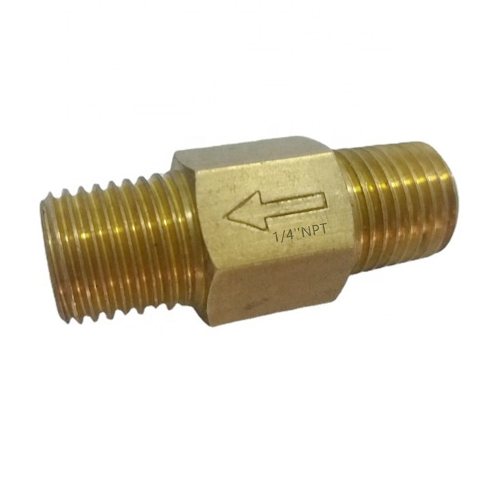 Injap Periksa Brass Inline Lelaki Ke Lelaki